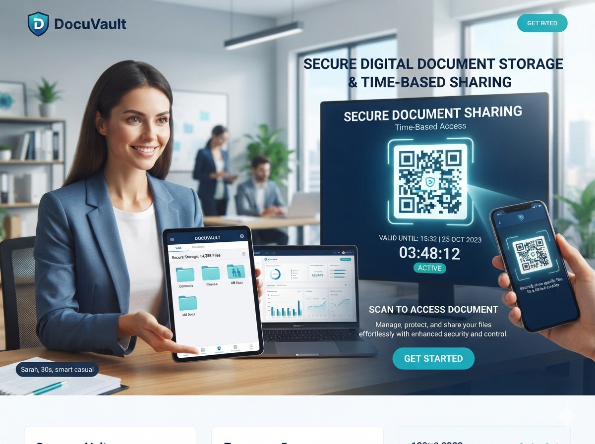 Share documents securely with one QR